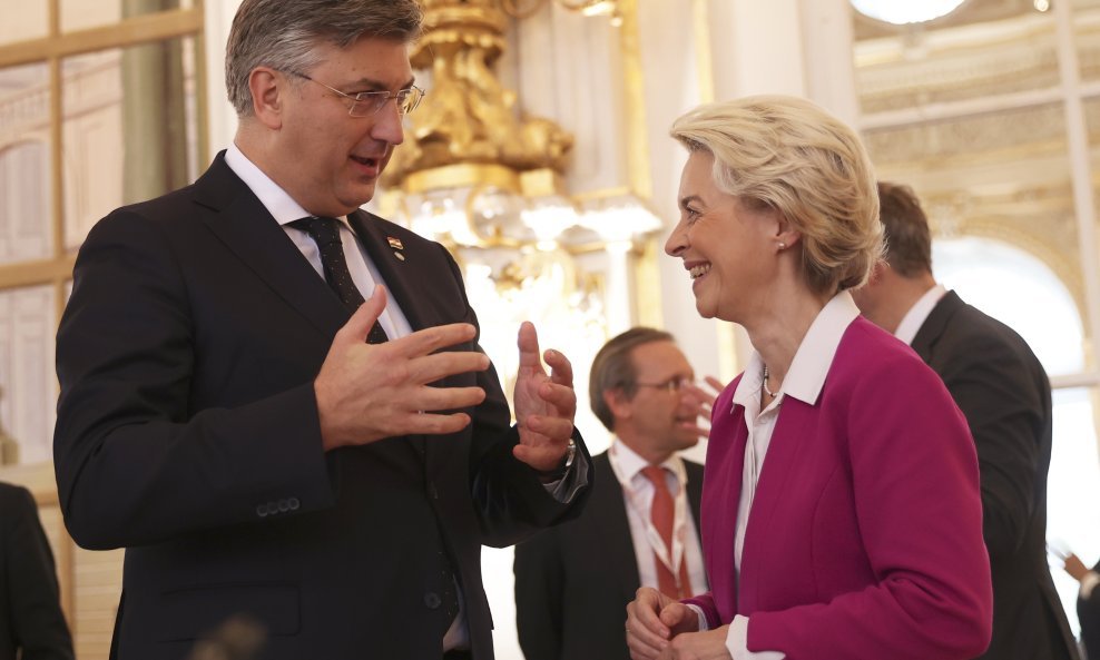 Andrej Plenković i Ursula von der Leyen