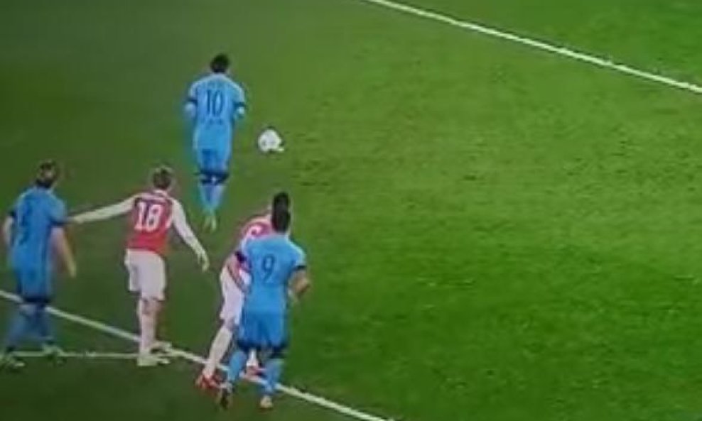 Monreal Rakitić Messi