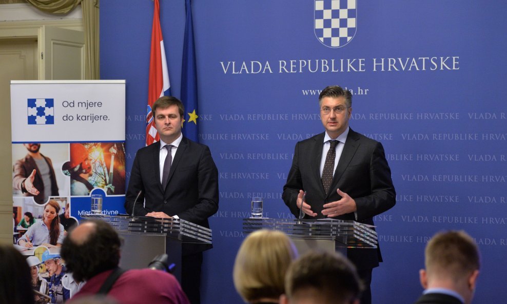 Tomislav Ćorić i Andrej Plenković