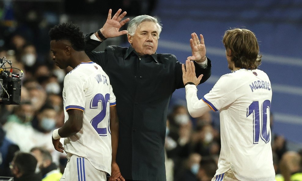 Carlo Ancelotti i Luka Modrić