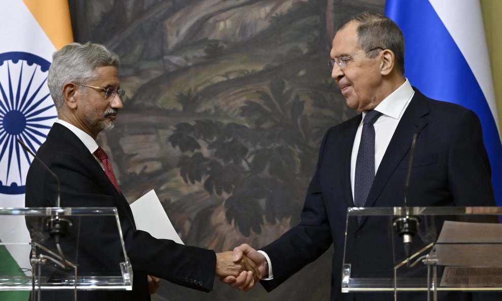 Subrahmanyam Jaishankar i Sergej Lavrov