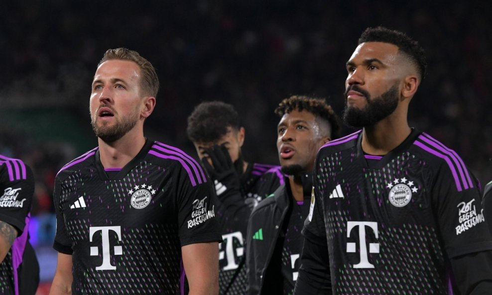 Harry Kane, Noussair Mazraoui, Kingsley Coman i Eric Maxim Choupo-Moting