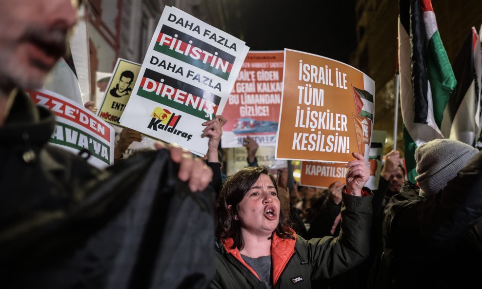 Prosvjedi protiv Izraela u Turskoj
