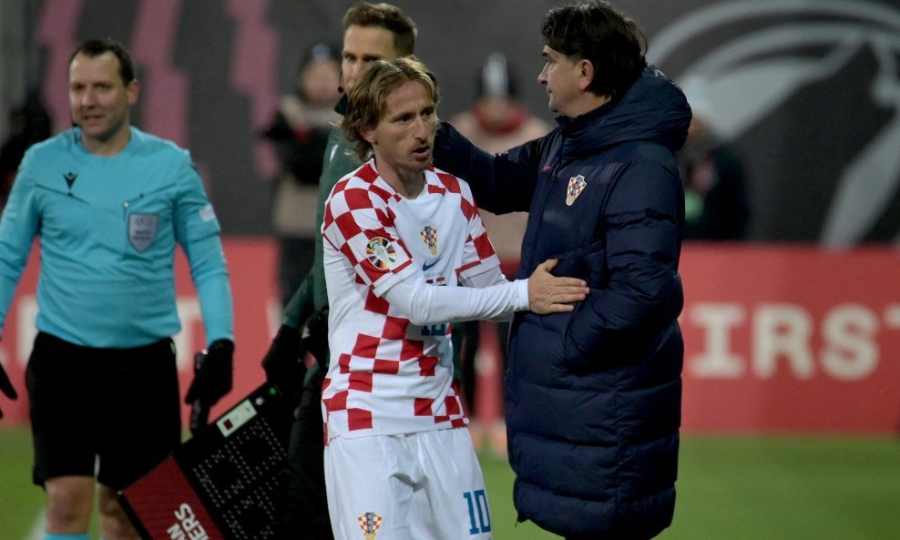 Luka Modrić i Zlatko Dalić