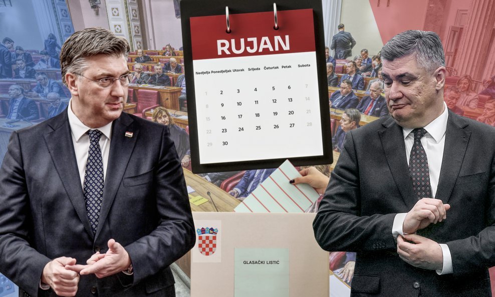 O datumu parlamentarnih izbora odlučivat će premijer Plenković i predsjednik RH Milanović