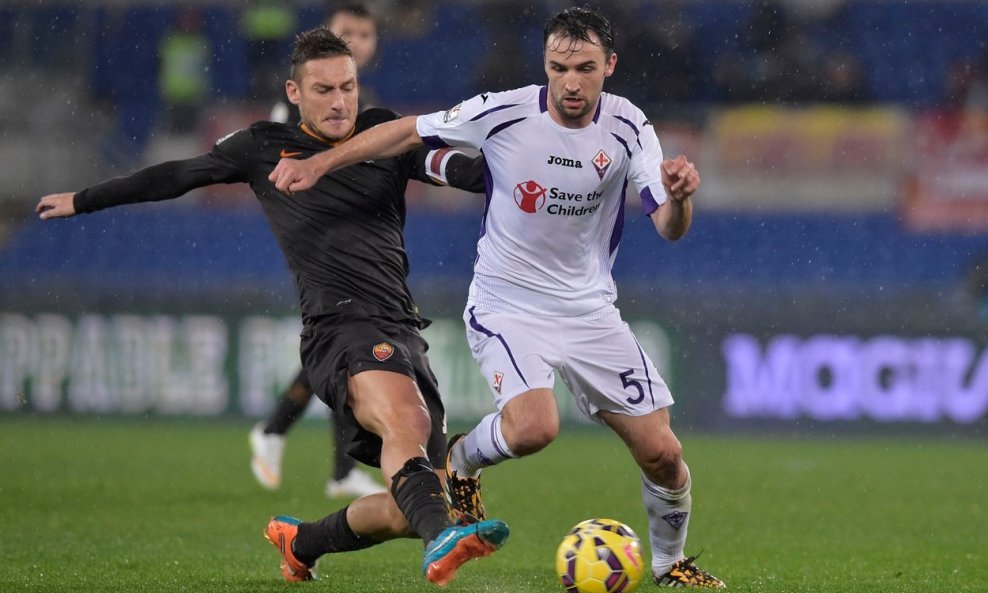 Milan Badelj i Francesco Totti