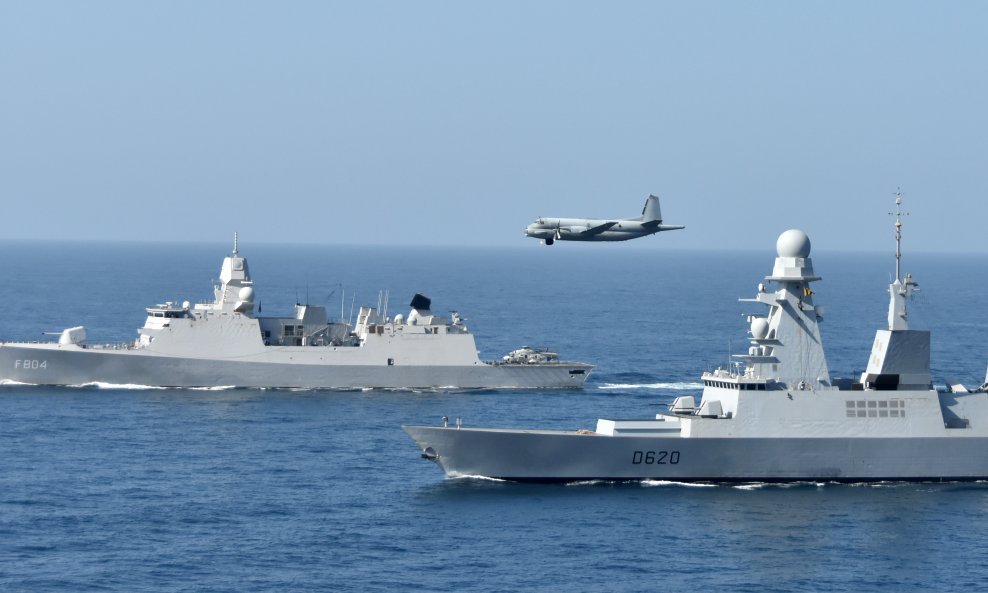 Europski ratni brodovi u misiji Agenor u Perzijskom zaljevu
