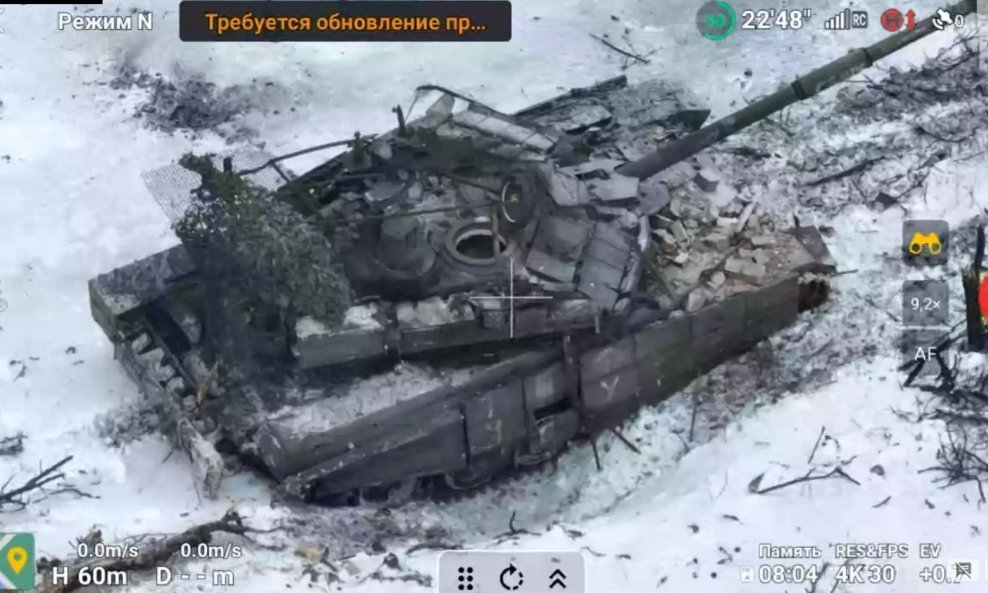Ruski tenk T-90M koji su uništili ukrajinski Bradleyji