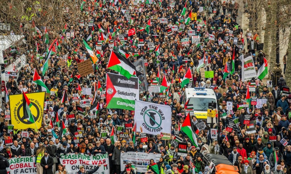 Prosvjed za Palestinu u Londonu