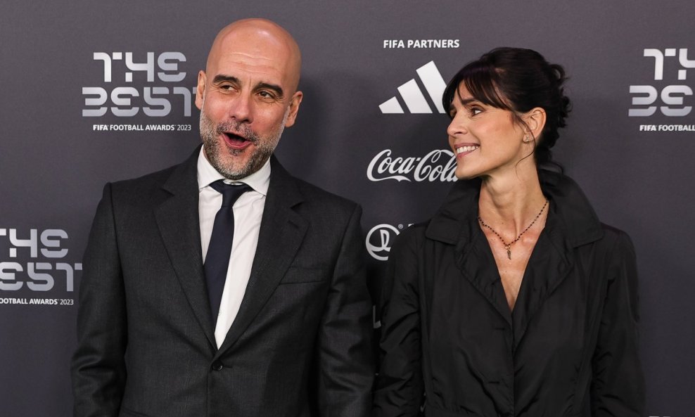 Pep Guardiola i Cristina Serra