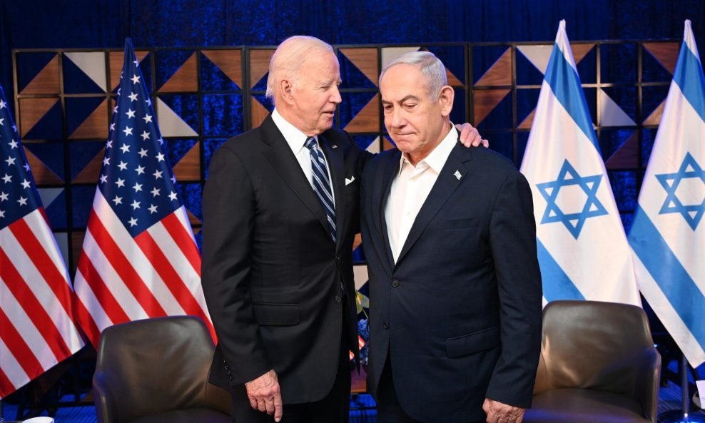 Ilustracija/Joe Biden, Benjamin Netanyahu