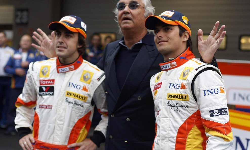 Fernando Alonso, Flavio Briatore i Nelson Piquet
