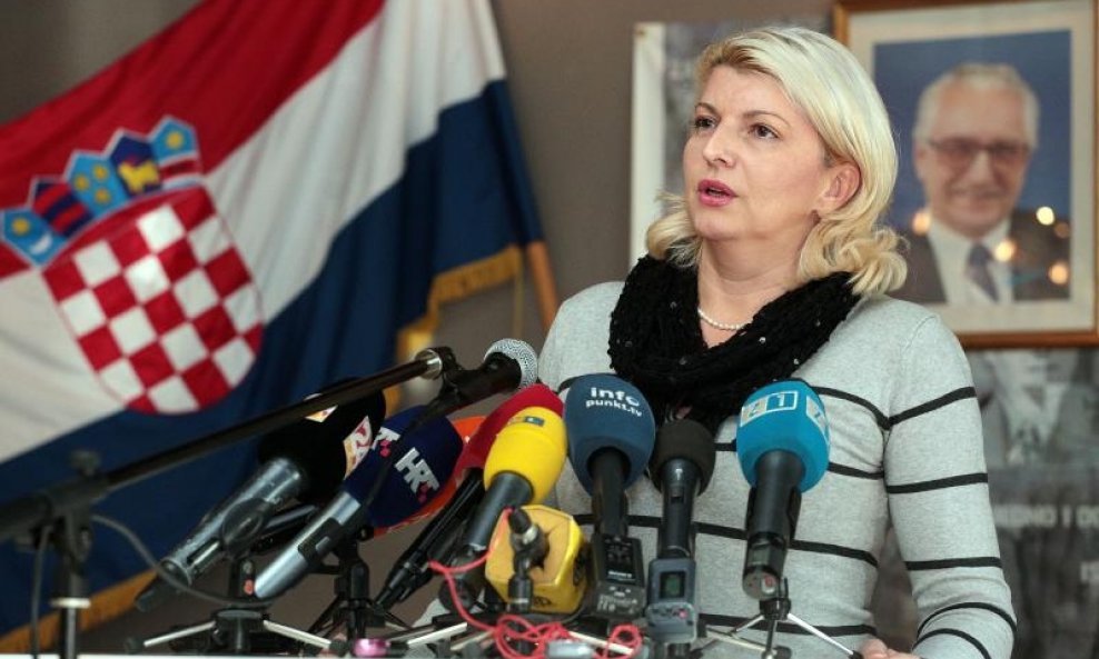 Zorica Gregurić iz Udruge zagrebačkih dragovoljaca branitelja Vukovara