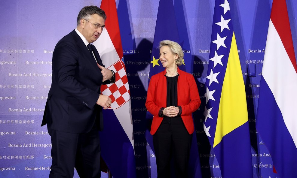 Andrej Plenković, Ursula von der Leyen