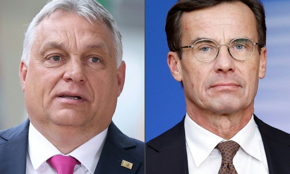 Mađarski premijer Viktor Orban i švedski premijer Ulf Kristersson