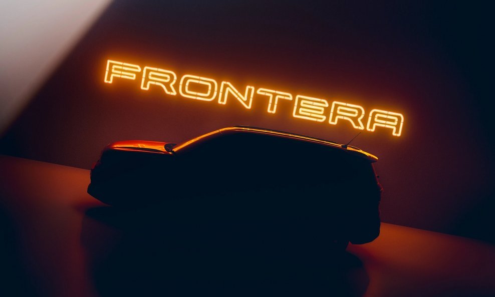 Opel Frontera: najavna fotografija budućeg kompaktnog SUV-a