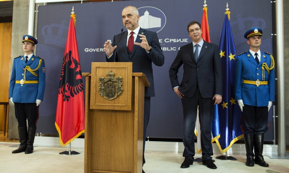 Aleksandar Vučić i Edi Rama