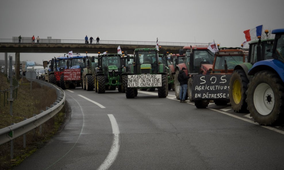 Prosvjedi farmera u Francuskoj