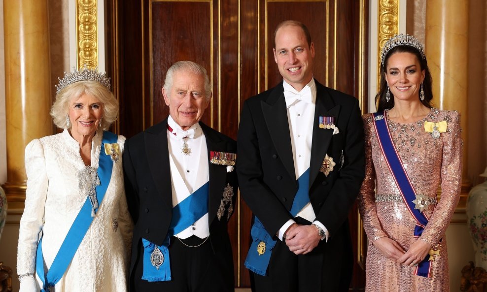 kralj Charles, kraljica Camilla, princ William i Kate Middleton