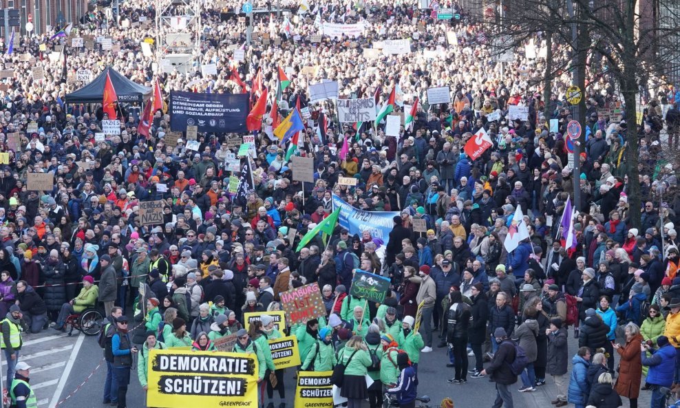 Demonstracije protiv jačanja desnice u Njemačkoj