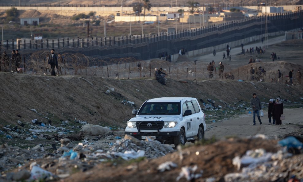 Rafah kamp, palestinsko-egipatska granica
