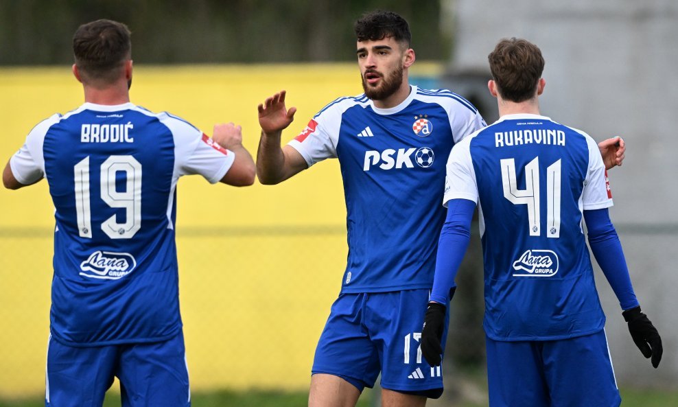 Slijeva Fran Brodić, Sandro Kulenović, Gabriel Rukavina