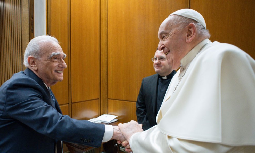 Martin Scorsese na privatnoj audijenciji kod Pape