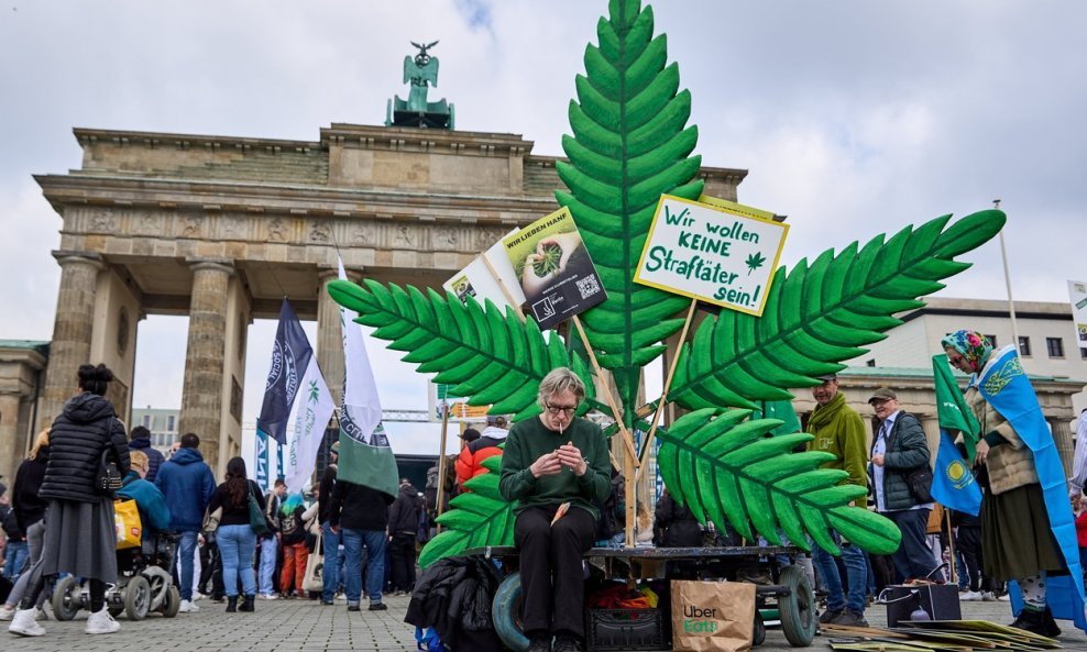 Prosvjed za legalizaciju marihuane u Berlinu