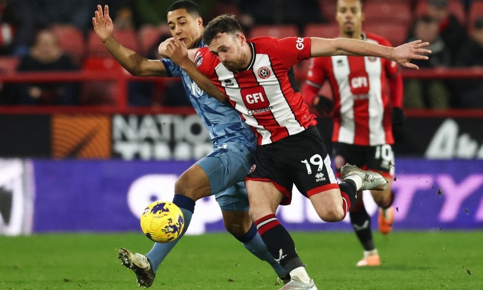 Detalj s utakmice Sheffield United - Aston Villa