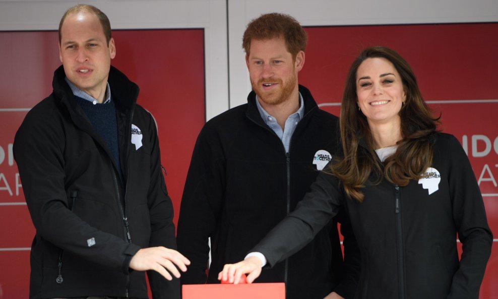 princ William, Kate Middleton i princ Harry