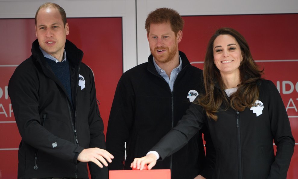 princ William, Kate Middleton i princ Harry
