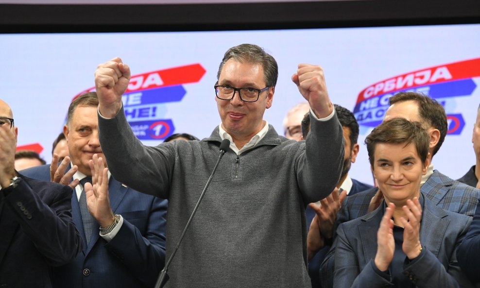 Aleksandar Vučić nakon izbora u Srbiji