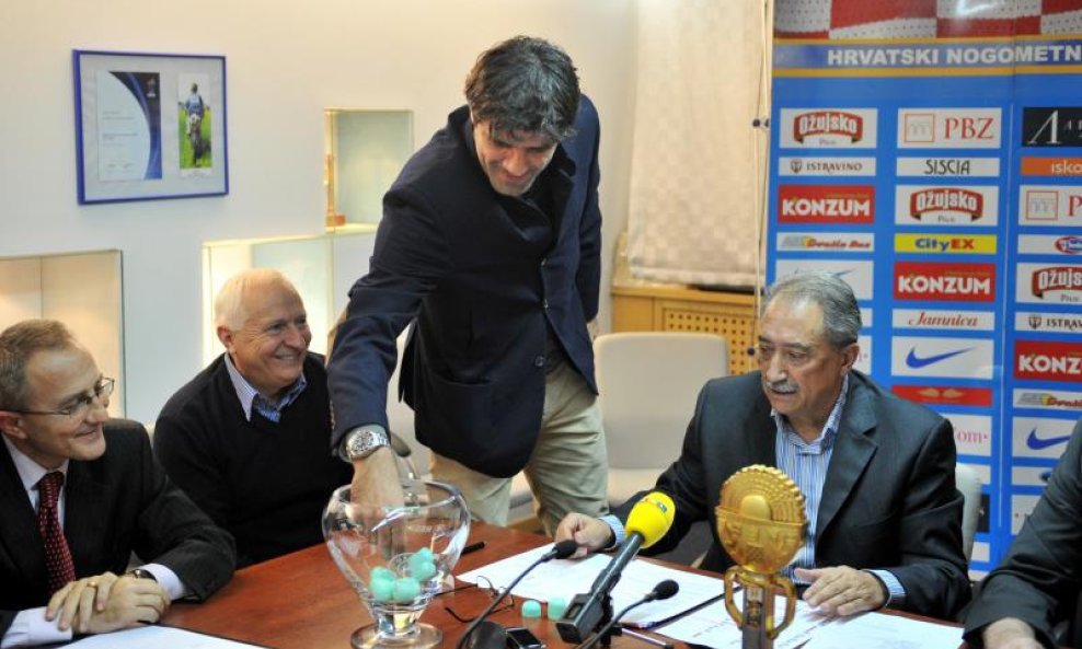 Zoran Mamić na ždrijebu Kupa