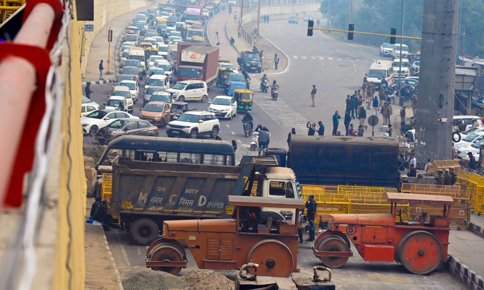 Prosvjedi poljoprivrednika u New Delhiju, Indija