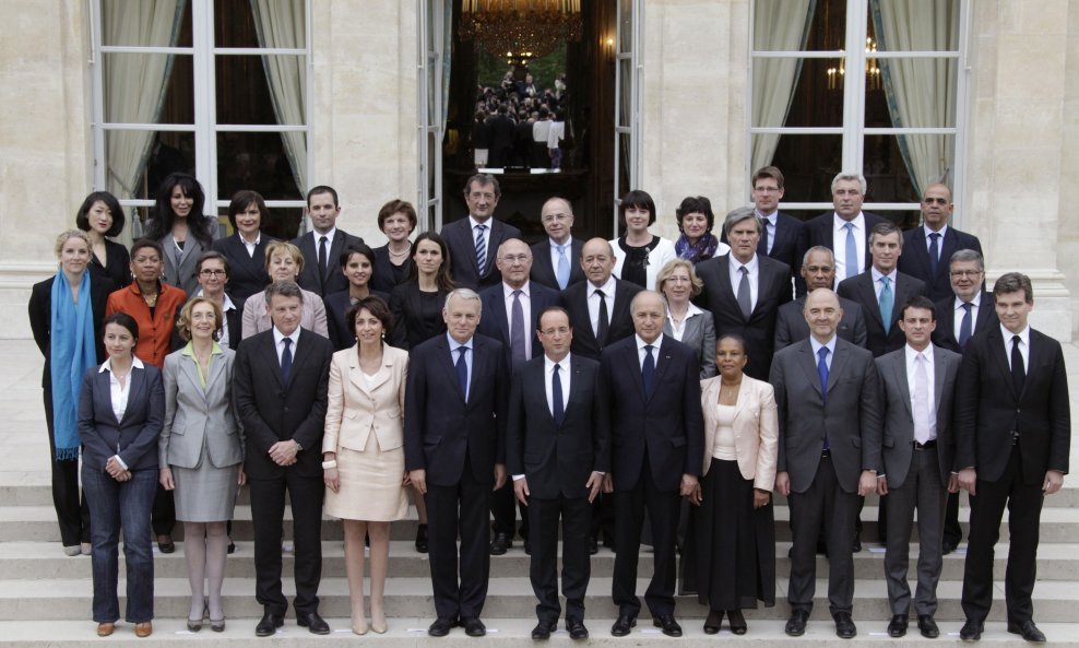Francuska Vlada i predsjednik Francois Hollande