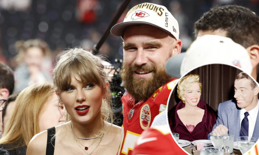 Taylor Swift i Travis Kelce; Marilyn Monroe i Joe DiMaggio