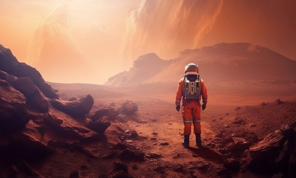 Ilustracija/Život na Marsu