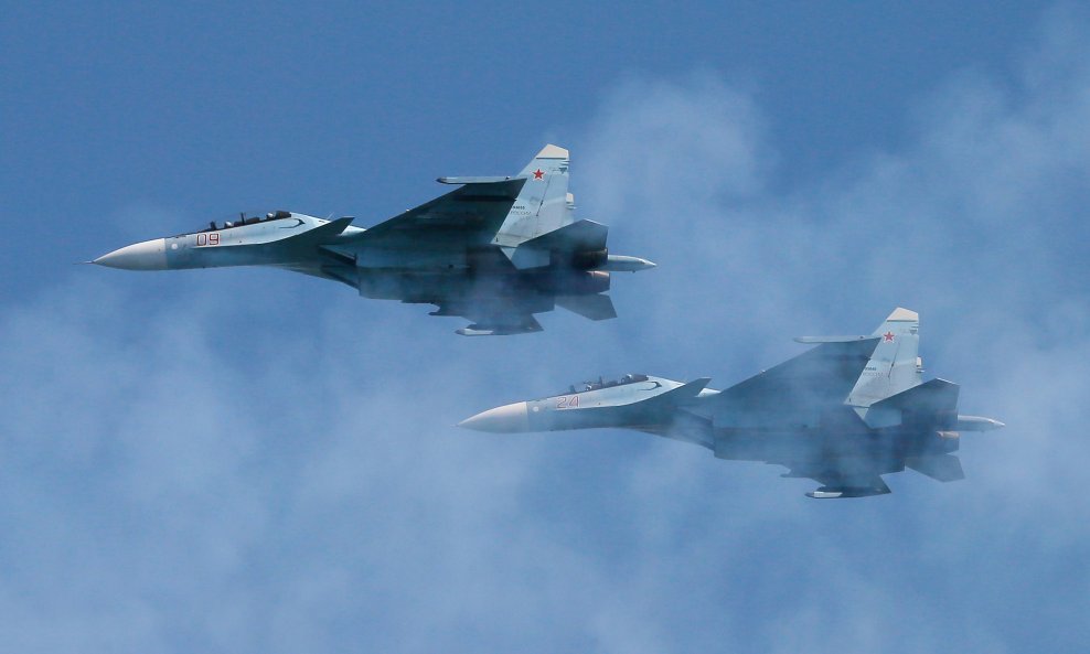 Ilustracija/Dva ruska lovca-bombardera Su-34