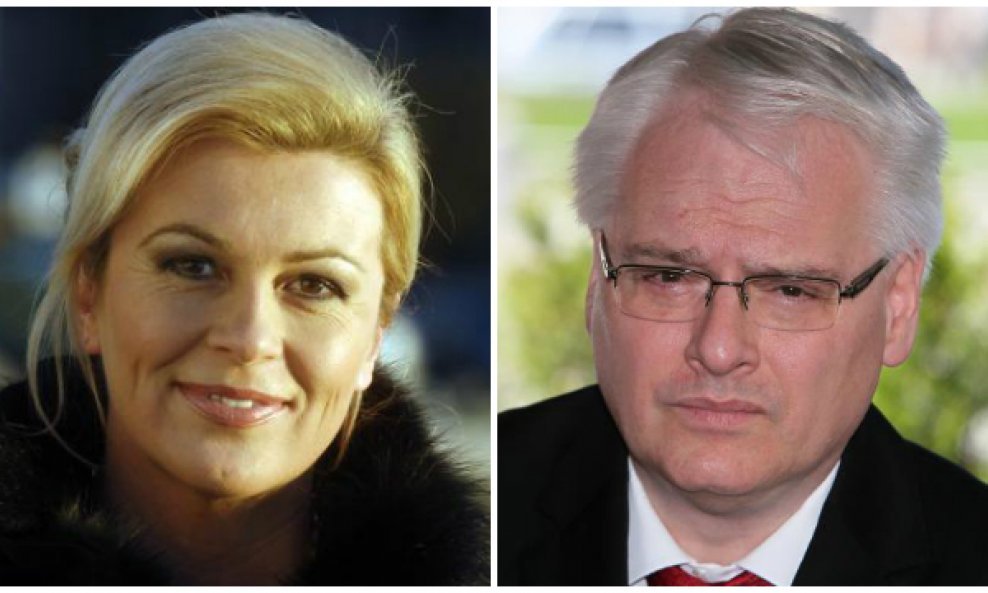 Kolinda Grabar Kitarović i Ivo Josipović