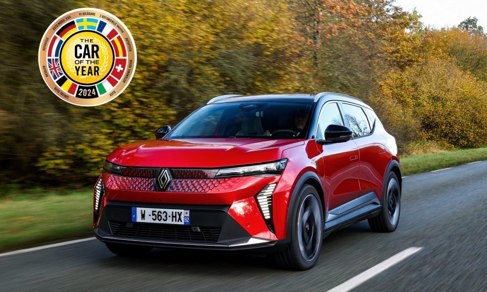 Renault Scenic E-Tech electric je europski 'Automobil godine 2024.'