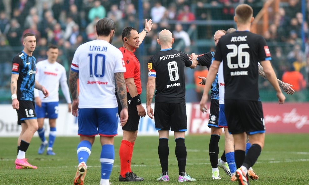 Fran Jović bio je glavni sudac na utakmici Varaždin - Hajduk