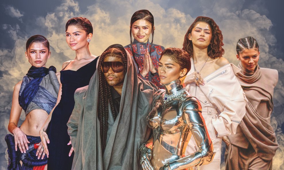 Modna izdanja Zendaye na press turneji filma 'Dina 2'
