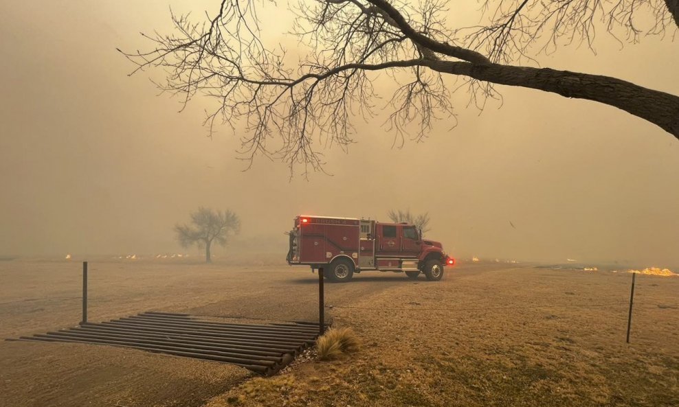 Šumski požar u Teksasu, SAD