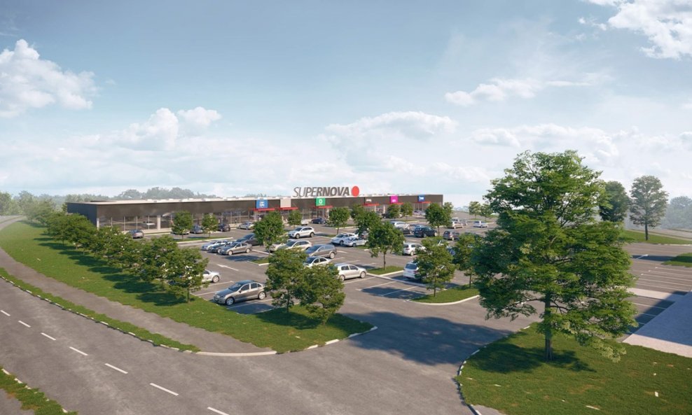 Budući retail park Supernova Jastrebarsko