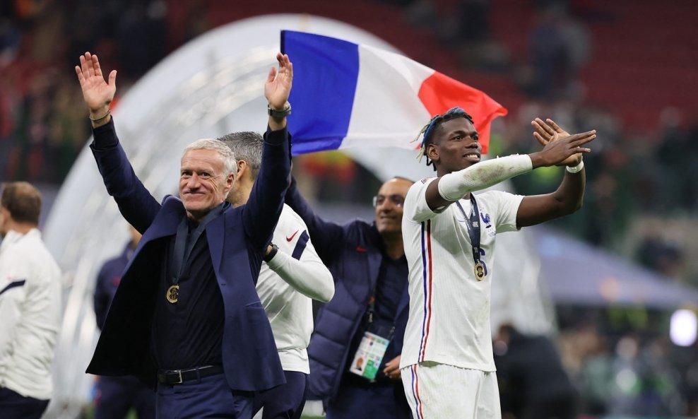 Didier Deschamps i Paul Pogba