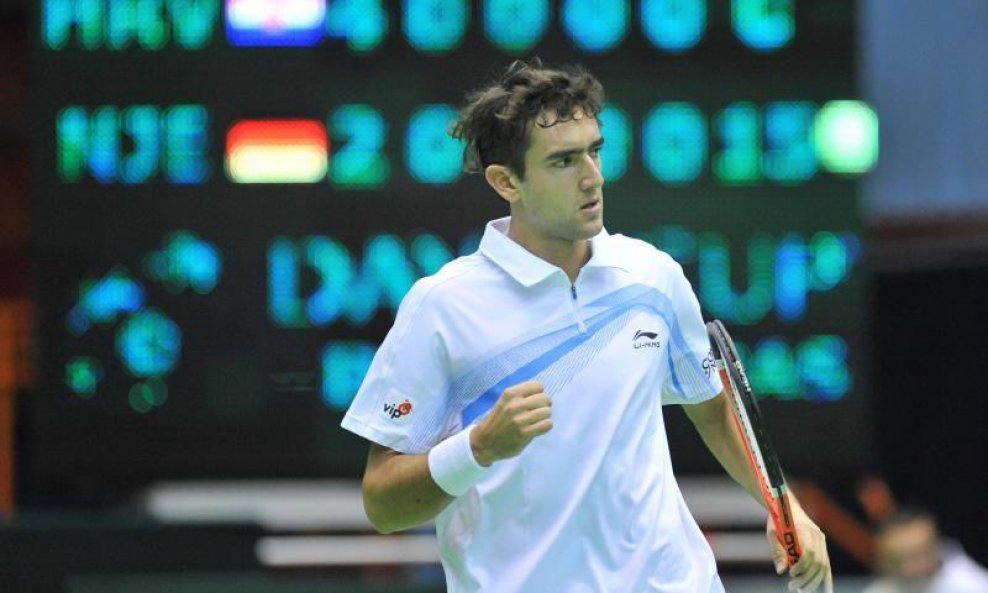Marin Čilić (Davis Cup Hrvatska - Njemačka)
