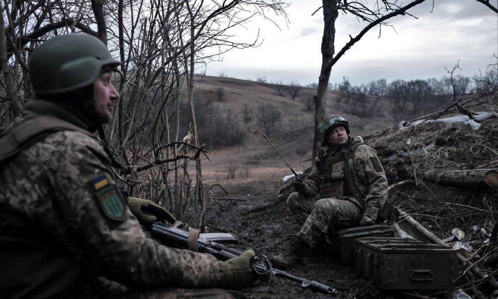 Ukrajinski vojnici - ilustracija