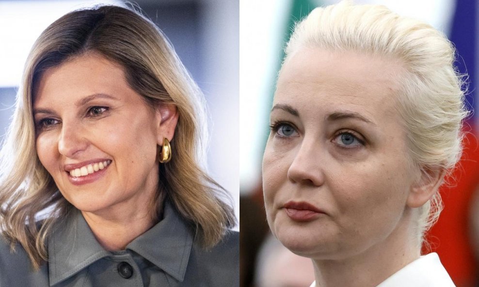 Olena Zelenska i Julija Navaljnaja