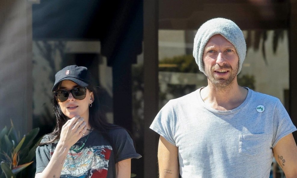 Dakota Johnson i Chris Martin