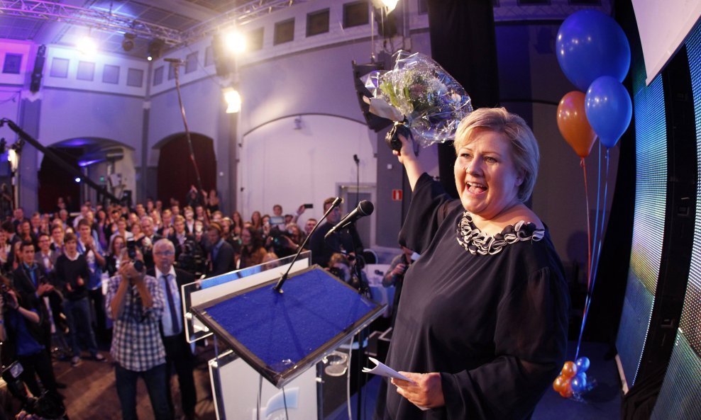 Erna Solberg - vođa Konzervativne stranke